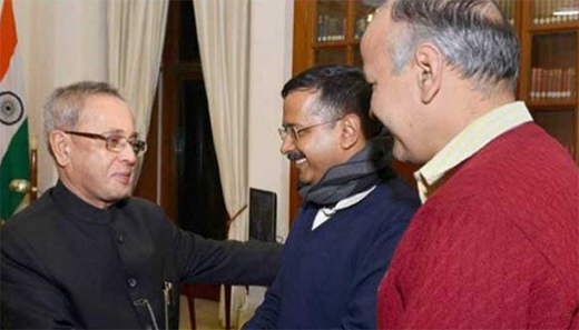 Kejriwal meets President